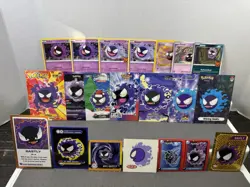 Pokemon Lot of 20 Cards and Stickers All Gastly #92 Gastly Only Pokemon Lot - Image 1