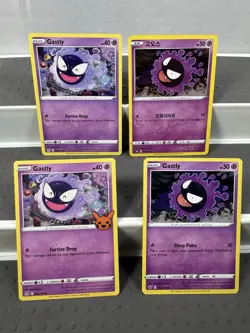 Pokemon Lot of 20 Cards and Stickers All Gastly #92 Gastly Only Pokemon Lot - Image 4