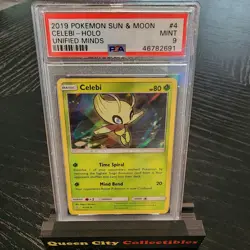 CELEBI - HOLO - PSA 9 - 2019 POKEMON SUN & MOON UNIFIED MINDS - #4 - Image 1