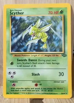Scyther 26/64 - Jungle - Rare - 1999 WOTC Pokemon - VLP - Image 1