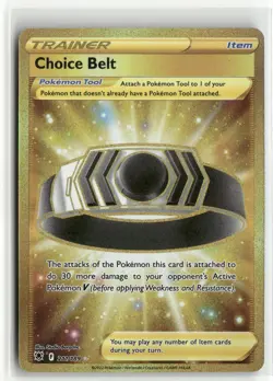 Choice Belt 211/189 Secret Rare Holo Astral Radiance Pokemon TCG NM - Image 1