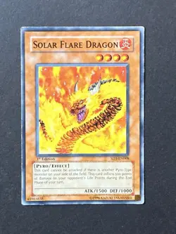 Solar Flare Dragon - SD3-EN008 1st Edition - YuGiOh-LP - Image 2