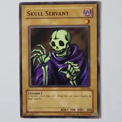 Skull Servant - LOB-004 - HP/DMG - Common - Unlimited - Yugioh - 2010 Reprint - Image 1