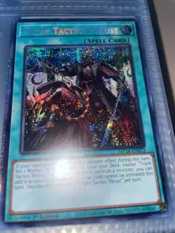 Triple Tactics Thrust MP24-EN073 Prismatic Secret Rare 1st Edition Yugioh - Image 1