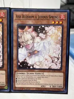 Yugioh | 3x Ash Blossom & Joyous Spring SDBT-EN014 1st Edition Near Mint - Image 2