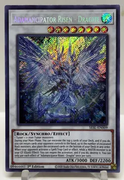 Yugioh! Adamancipator Risen - Dragite - SESL-EN009 - Secret Rare - 1st Edition N - Image 1