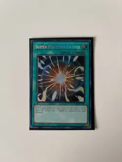 Yugioh Super Polymerization Secret Rare BLMR-EN089 1st Edition NM - Image 1