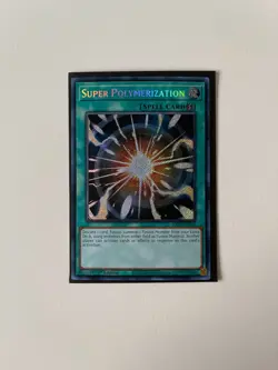 Yugioh Super Polymerization (Secret Rare) RA03-EN053 1st Edition NM - Image 1