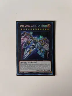 Yugioh Divine Arsenal AA-ZEUS - Sky Thunder Secret Rare BLMR-EN084 1st Ed NM - Image 1
