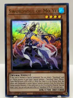 Yugioh Swordsoul of Mo Ye MAMA-EN034 Ultra Rare 1st Edition Near Mint - Image 1