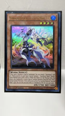 Yugioh Swordsoul of Mo Ye MAMA-EN034 Ultra Rare 1st Edition Near Mint - Image 2