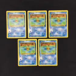 Lot of 5 1999 Pokemon Black Star Promo Card #20 Psyduck Excellent NM Unplayed - Image 1
