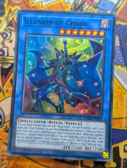 Illusion of Chaos RA02-EN020 Super Rare 1st Edition YuGiOh TCG Card - Image 1