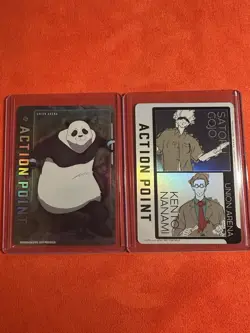 Jujutsu Kaisen Foil Action Point Cards JJK-AP03 And AP04 English Union Arena - Image 1