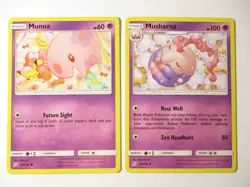 Munna 88/236 & Musharna 89/236 S&M Unified Minds 2 Pokemon Card - Image 1