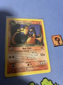 Pokemon Card Lot Dark Charizard 1st Ed non Holo Lp-Mp - Image 1
