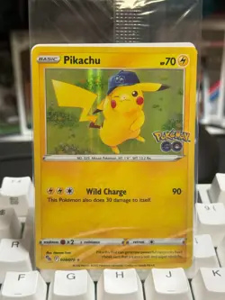 Pikachu Pokemon Go GameStop Sealed Promo Pokemon Trading Card Game Unopened - Image 1