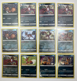 12 Card Lot Nickit Thievul common rare Reverse Holo Pokemon TCG - Image 1