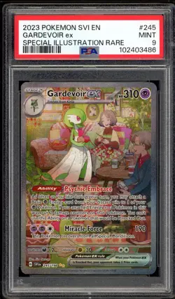 2023 PSA 9 Pokemon Scarlet & Violet Gardevoir ex SIR 245/198 Card Special Illus - Image 1