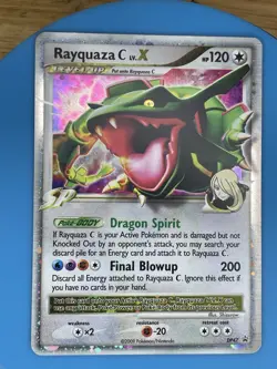 Rayquaza C LV.X DP47 Holo Diamond & Pearl Promo Pokemon Card - Image 1