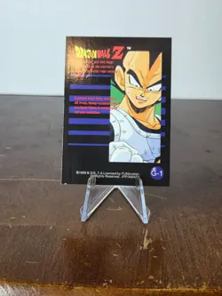 Dragon Ball Z 1999 Artbox JPP/Amada Card - #G-1 Goku - Prism Foil LP - Image 2