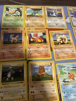 Pokemon Card Lot Base Shadowless 25 Cards HP-poor Vintage - Image 1