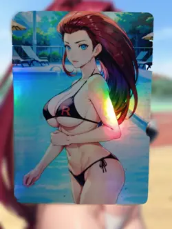 Jessie Pokemon Anime Waifu Sexy Goddess Lewd Hentai Doujin Card - Image 1