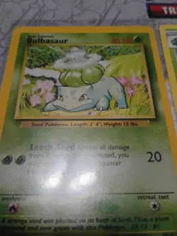 pokemon Evolution Bulbasaur Ivasaur Venusaur 3 card lot. - Image 2