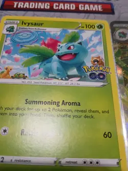 pokemon Evolution Bulbasaur Ivasaur Venusaur 3 card lot. - Image 3