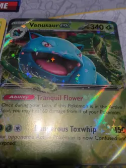 pokemon Evolution Bulbasaur Ivasaur Venusaur 3 card lot. - Image 4