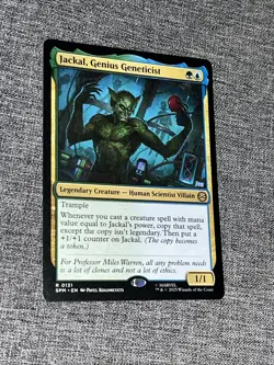 Jackal, Genius Geneticist - 0131 - Marvel's Spider-Man MTG - NM/M - Image 1
