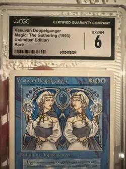 MTG Vesuvan Doppelganger Unlimited Magic the Gathering EX/NM CGC 6 - Image 4