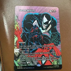 Savage Beating (Borderless) Marvel Universe Eternal-Legal Foil - Image 1