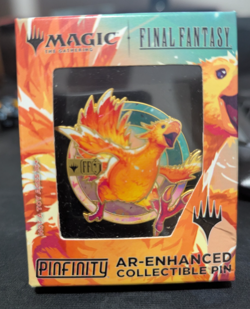 MAGIC THE GATHERING FINAL FANTASY CHOCOBO PINFINITY AR-ENHANCED PIN PROMO SEALED - Image 1