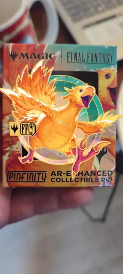 MAGIC THE GATHERING FINAL FANTASY CHOCOBO PINFINITY AR-ENHANCED PIN PROMO SEALED - Image 3