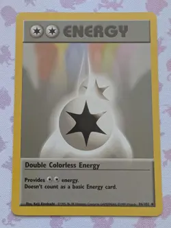 1999 Pokemon Base Set Double Colorless Energy #96/102 - Image 1