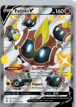 Pokemon TCG Falinks V SV115/122 Shining Fates Shiny Vault NM - Image 1