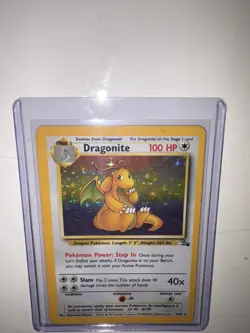 Pokemon TCG Dragonite Holo Fossil Set 4/62 - Vintage WOTC 1999-Nice - Image 4
