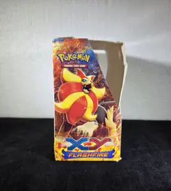 Flashfire - Pokemon XY TCG - EMPTY Display Booster Box - Image 5