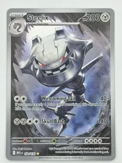 Steelix Illustration Rare 150/132 Pokemon Mega Evolution English IR - Image 1