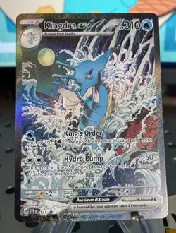 Pokemon Kingdra ex SVP #131 Shrouded Fable Special Illustration - Image 4