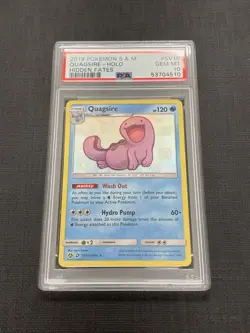 Pokemon PSA 10 Quagsire Hidden Fates SV10/SV94 Holo Shiny Holo Rare - Image 1