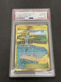 Pokemon PSA 10 Brooklet Hill Hidden Fates SV88/SV94 Holo Secret Rare GEM MINT! - Image 1