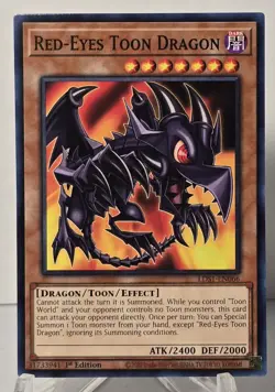 Red-Eyes Toon Dragon LDS1-EN066 Legendary Duelists 1st Edition Yugioh NM/M - Image 1