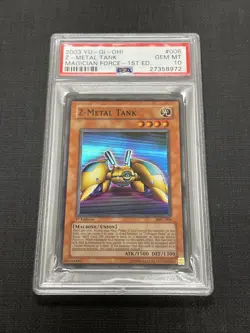 Yu-Gi-Oh! PSA 10 Z-Metal Tank Magicians Force MFC-006 1st Edition Super Rare - Image 1