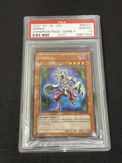 Yugioh PSA 10 Gernia Champion Pack: Game 4 CP04-EN001 - Image 1