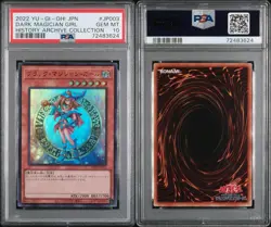 PSA 10 Dark Magician Girl HC01-JP003 Ultra Rare Japanese Yugioh History Archive - Image 3