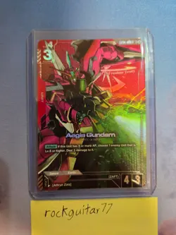 Gundam Card Game Aegis LR+ Alt Art ST04-006 English - Image 1