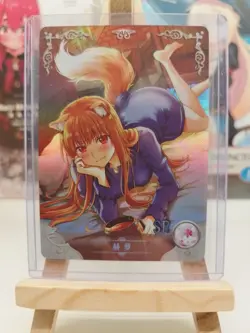Goddess Story Holo SR NS-2M01-060 Spice and Wolf Anime Waifu Trading Card - Image 1