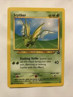 Pokemon - Scyther 45 - Black Star Promo Card - Image 1